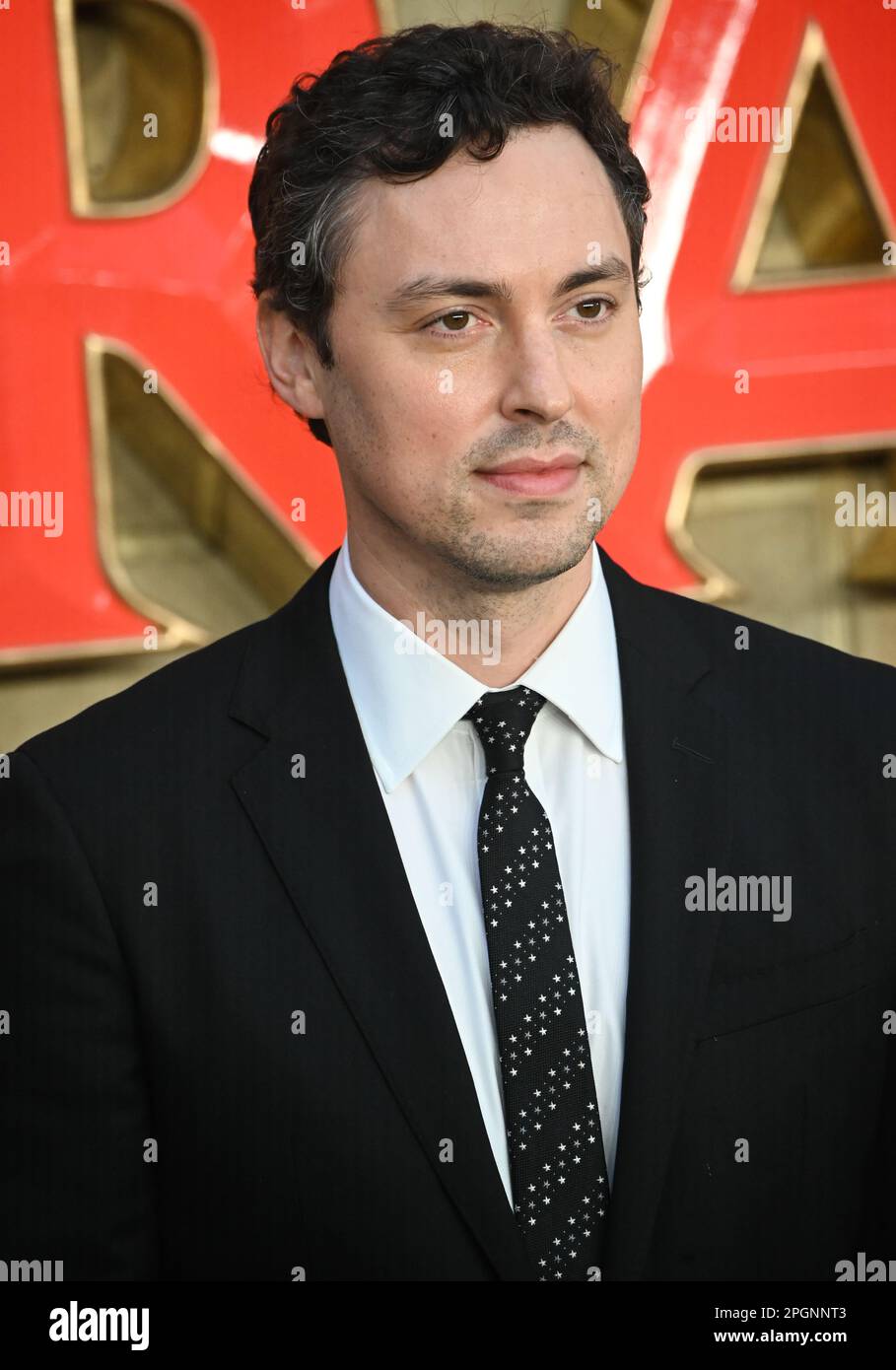 John Francis Daley attends the UK Premiere of Dungeons & Dragons Honor