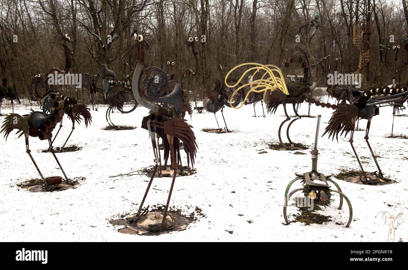 Sumpter, Wisconsin, USA. 23rd Mar, 2023. Constructed in the 1980's by