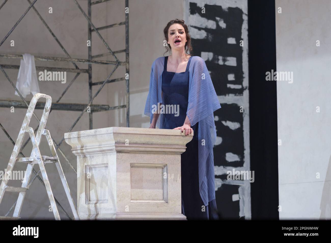 Madrid Spain 23rd Mar 2023 Marina Monz Performs During The Opera madrid-spain-23rd-mar-2023-marina-monz-performs-during-the-opera