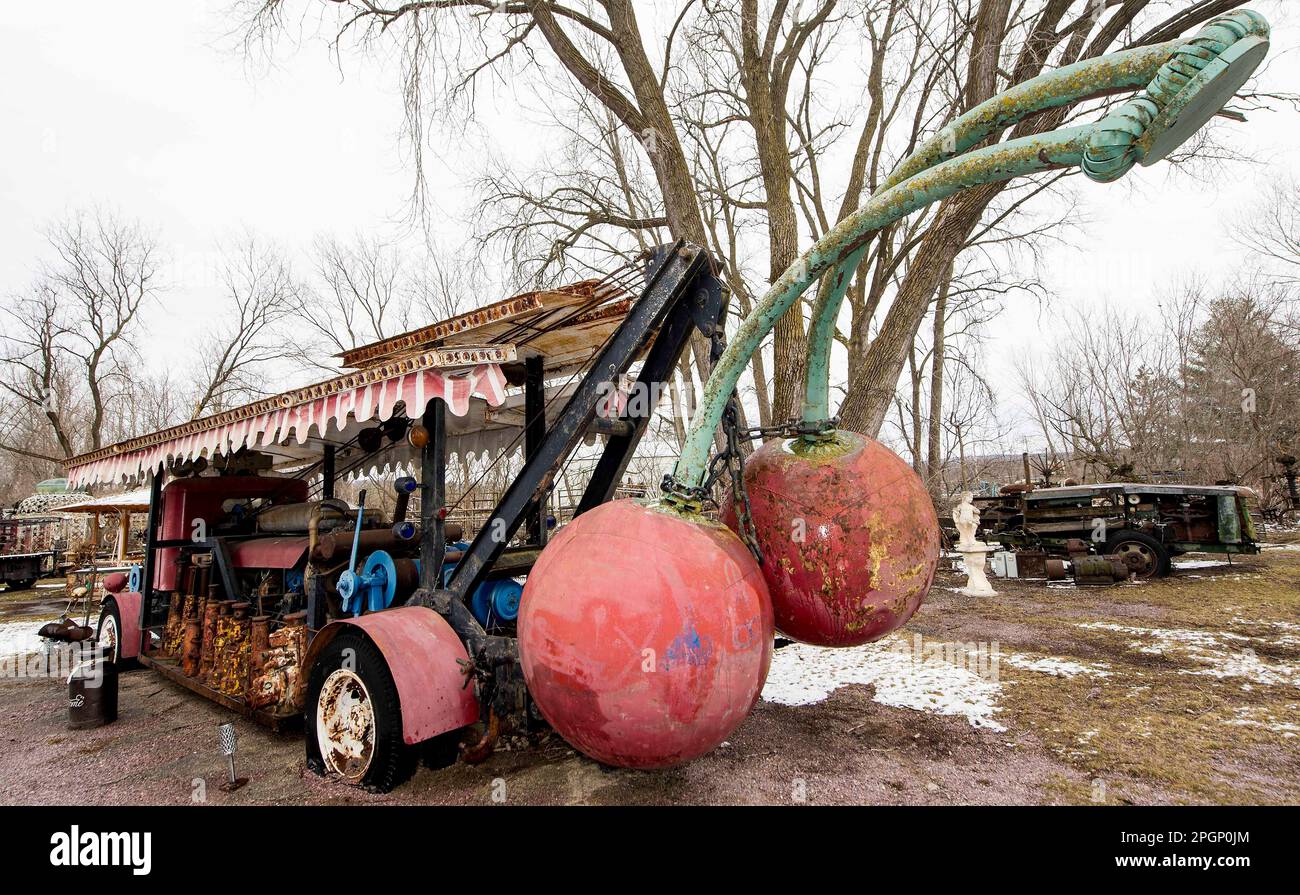 Sumpter, Wisconsin, USA. 23rd Mar, 2023. Constructed in the 1980's by