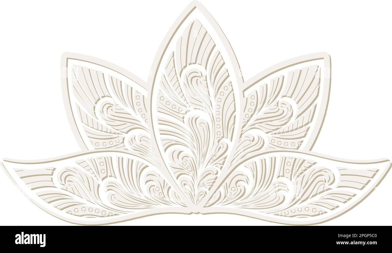 ornamental lotus flower Stock Vector Image & Art - Alamy