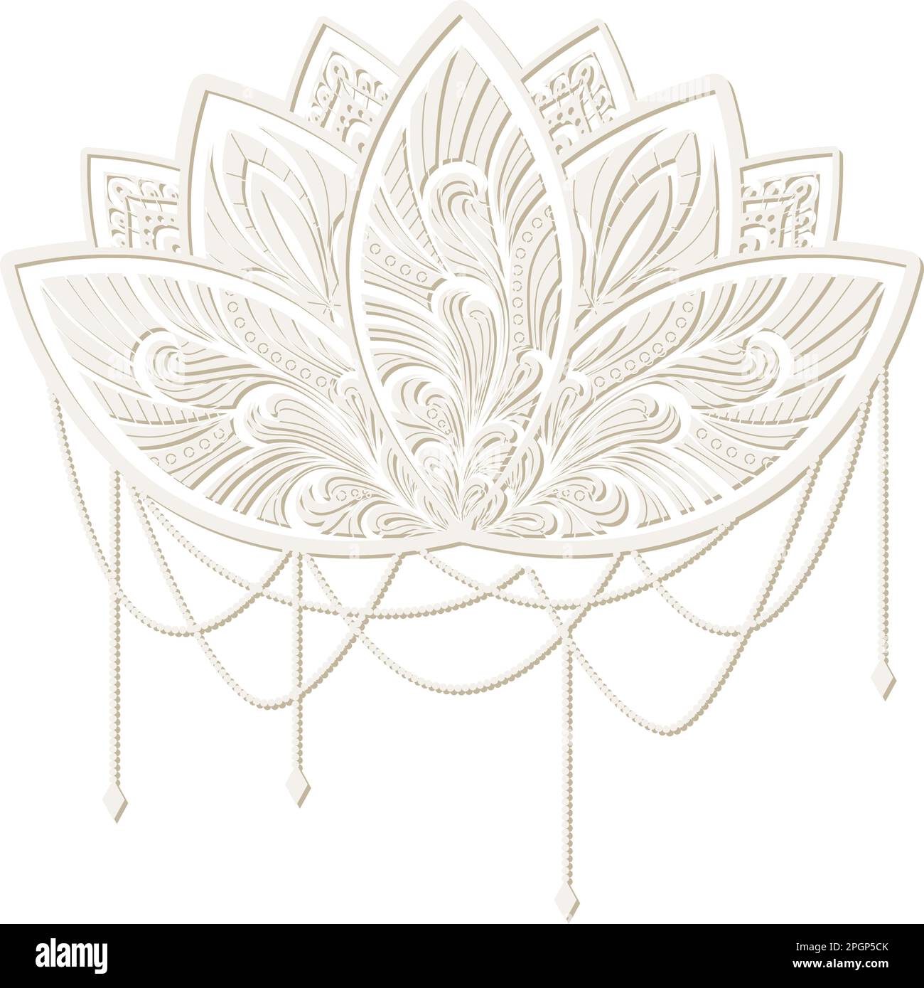 Ornamental Lotus Flower Stock Vector Image And Art Alamy 1606