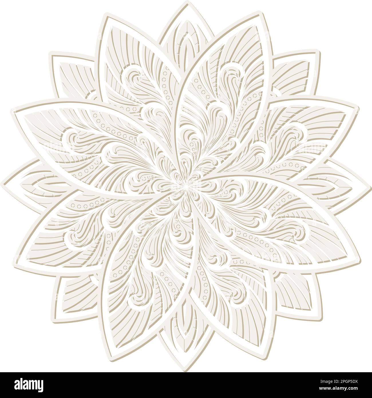 ornamental lotus flower Stock Vector Image & Art - Alamy