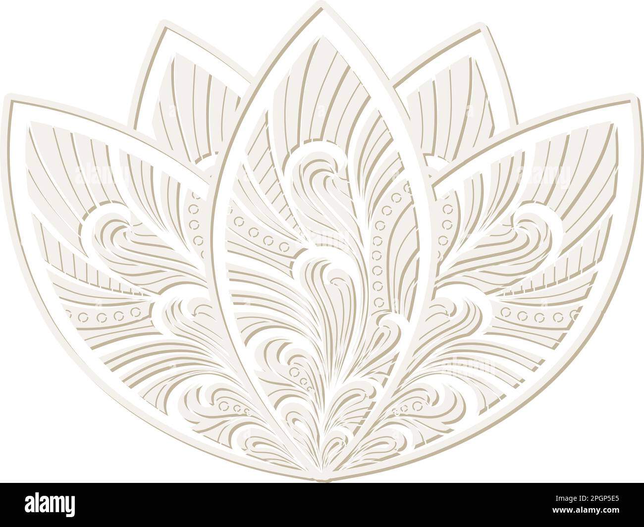 ornamental lotus flower Stock Vector Image & Art - Alamy