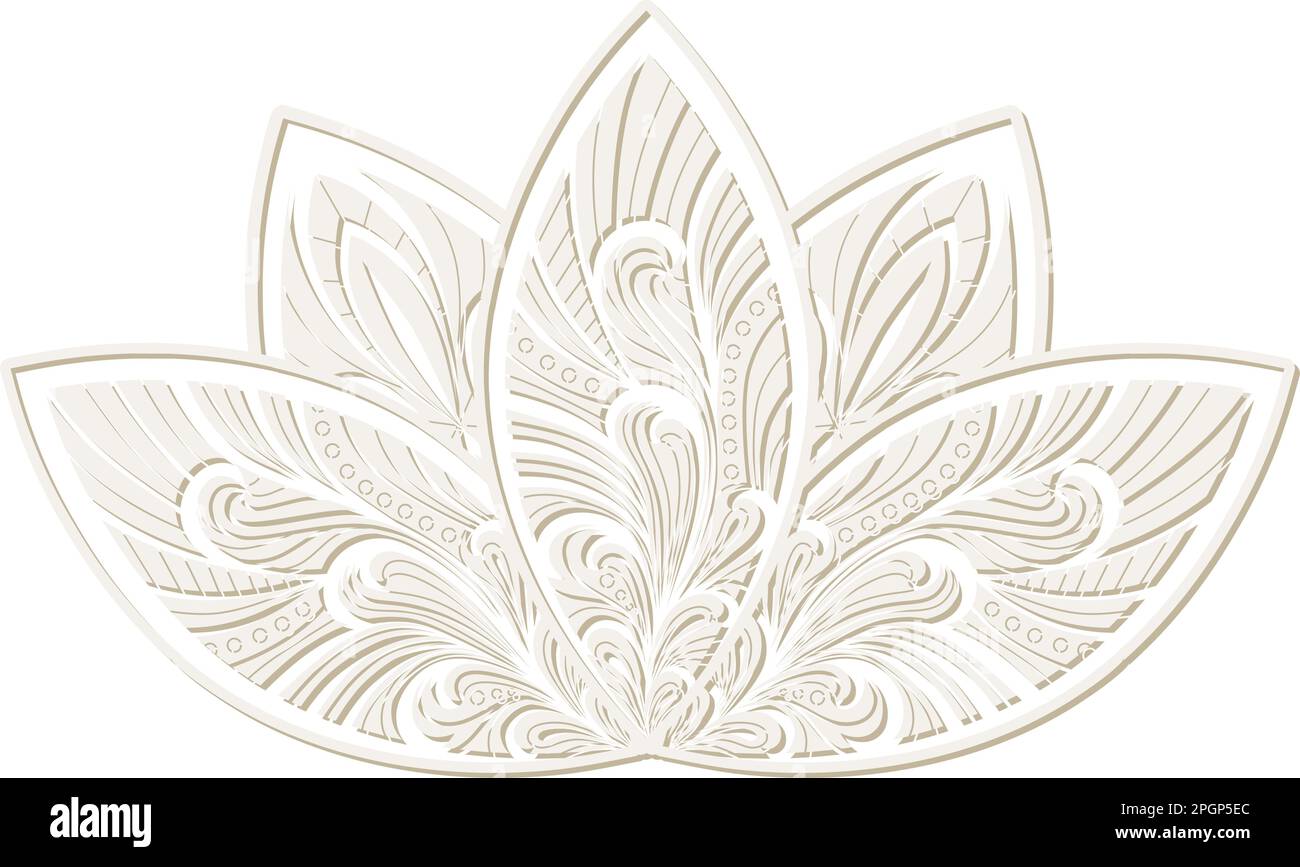 ornamental lotus flower Stock Vector Image & Art - Alamy