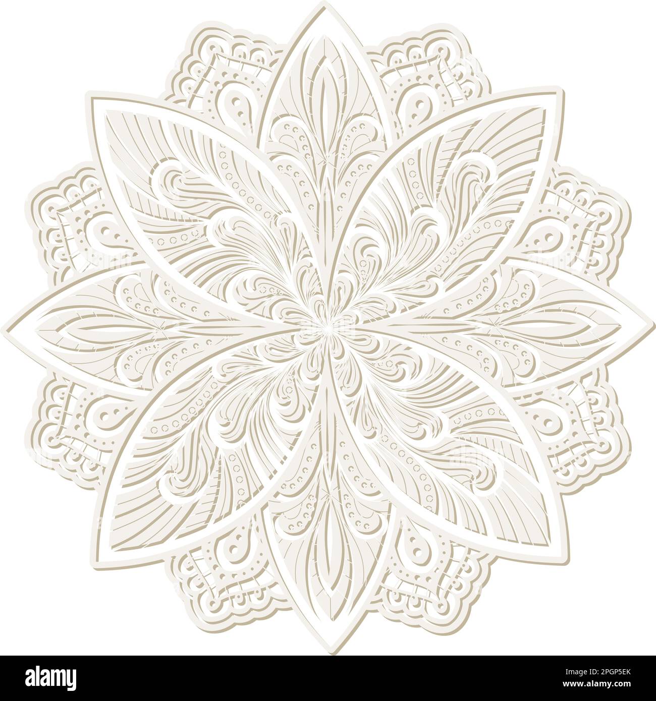 ornamental lotus flower Stock Vector Image & Art - Alamy