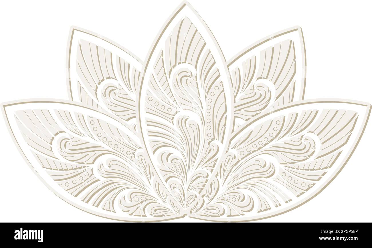 ornamental lotus flower Stock Vector Image & Art - Alamy