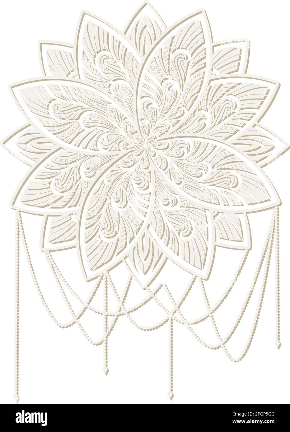 ornamental lotus flower Stock Vector Image & Art - Alamy