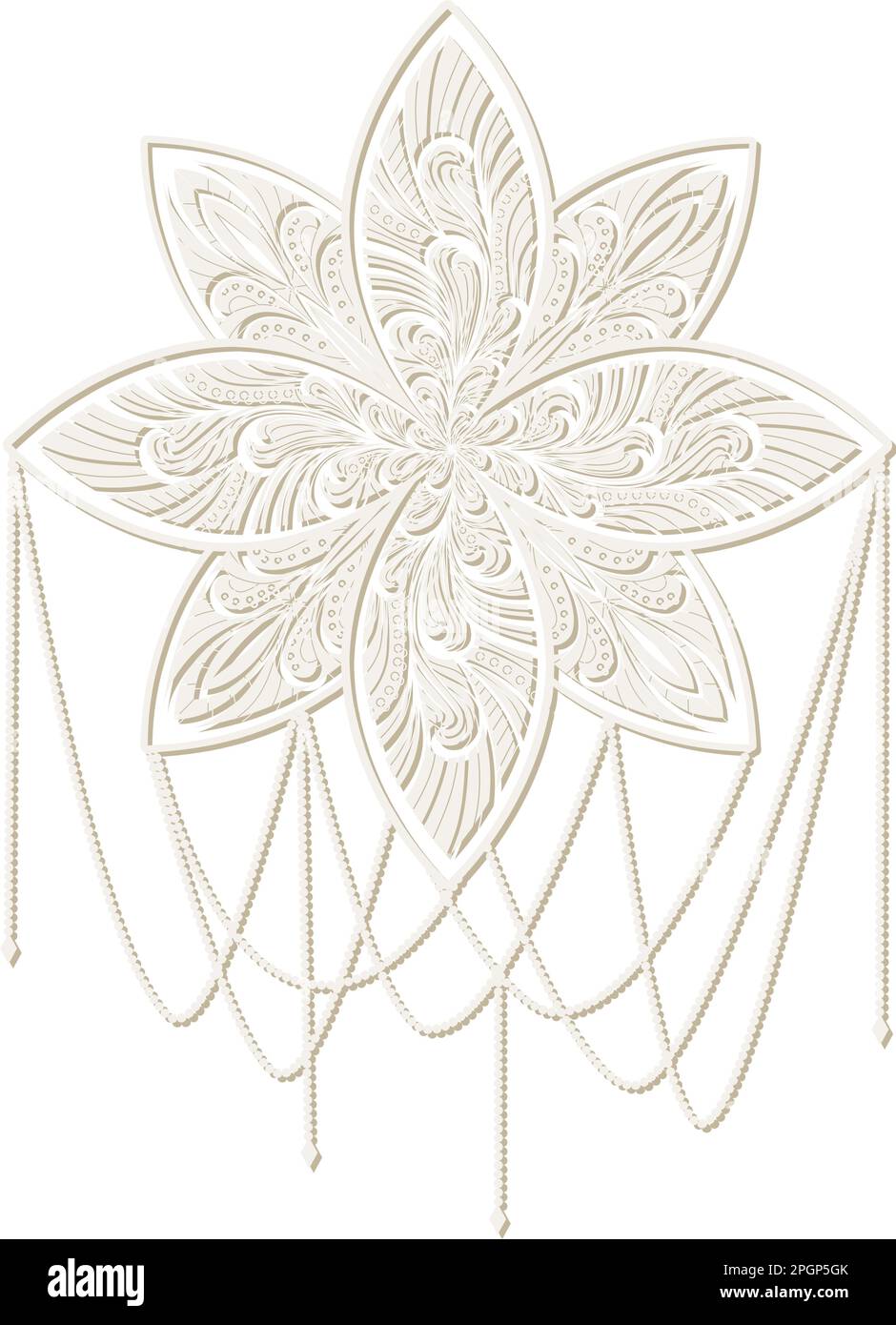 ornamental lotus flower Stock Vector Image & Art - Alamy