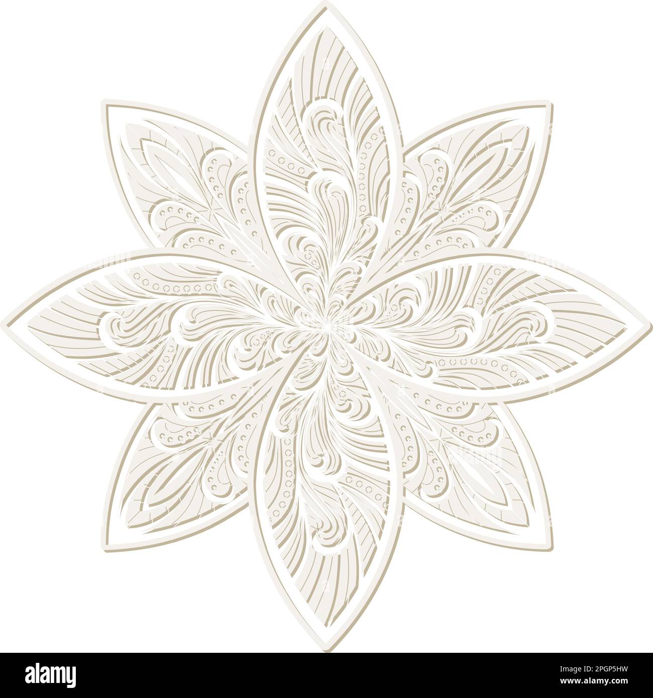 ornamental lotus flower Stock Vector Image & Art - Alamy