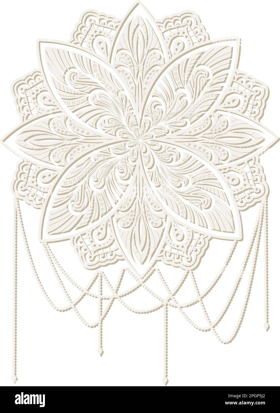 ornamental lotus flower Stock Vector Image & Art - Alamy