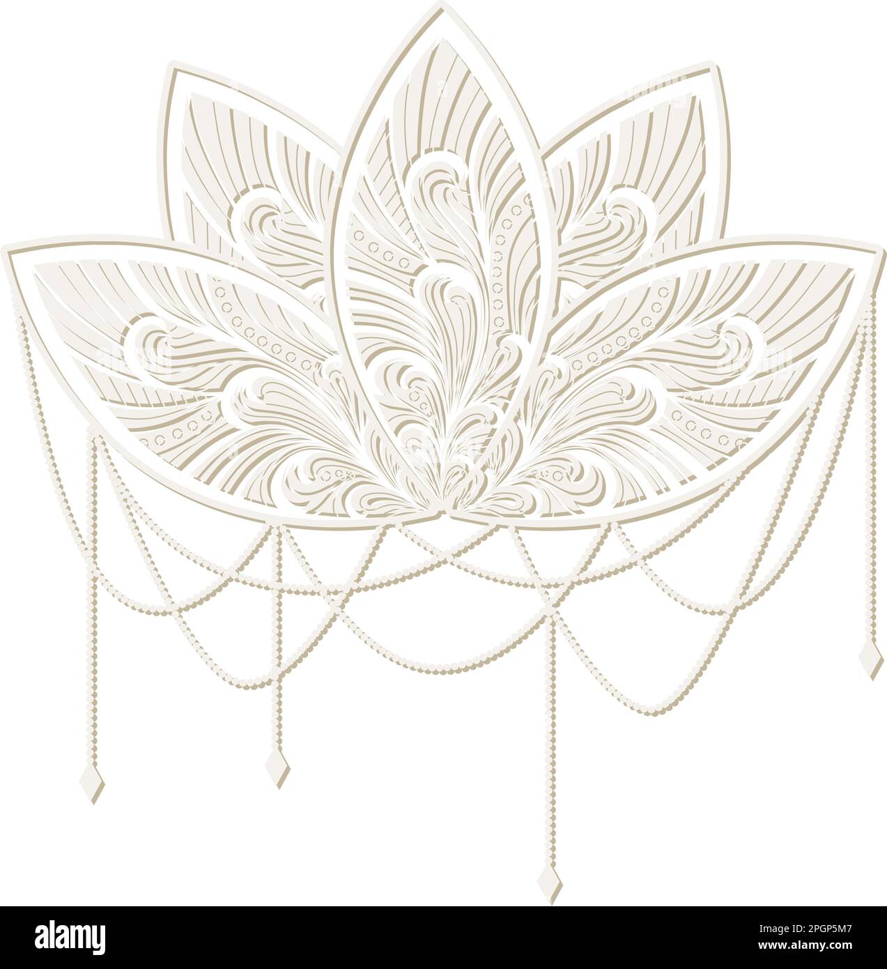 ornamental lotus flower Stock Vector Image & Art - Alamy