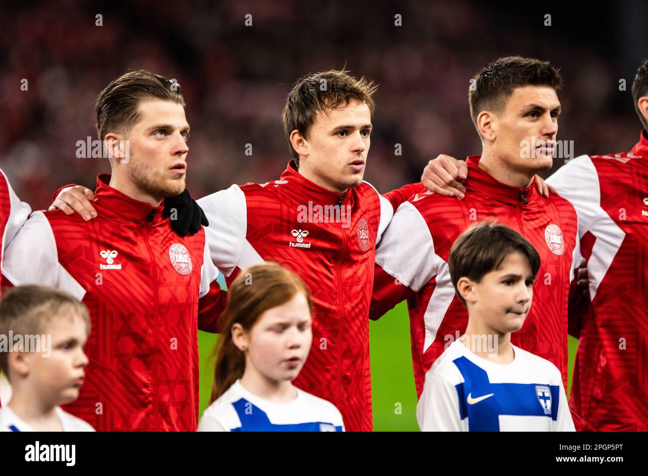Copenhagen, Denmark. 23rd Mar, 2023. Mikkel Damsgaard of Denmark seen