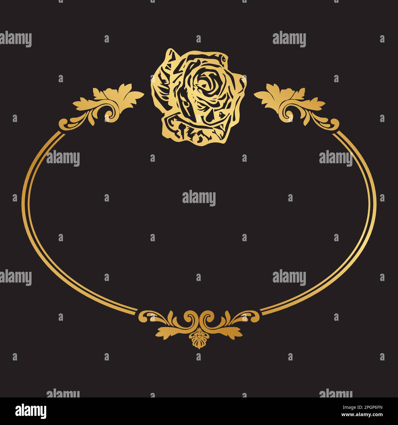 frame with flowers Stock Vector Image & Art - Alamy