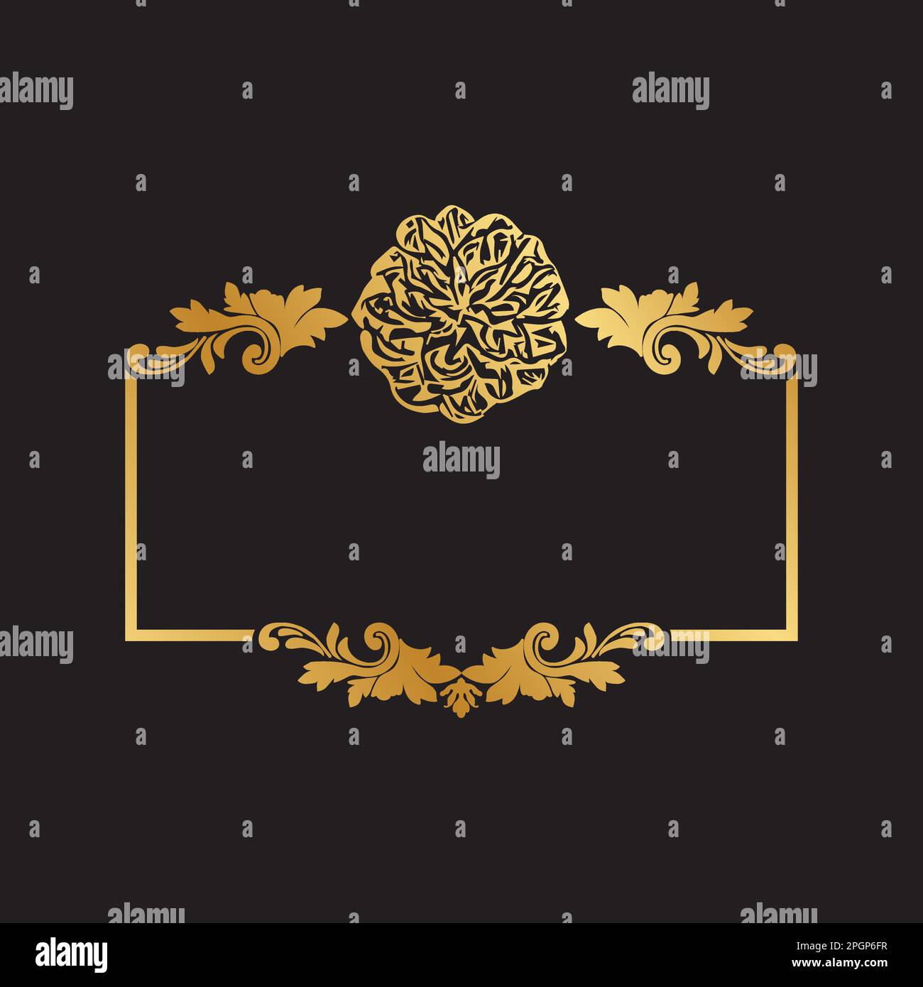 frame with flowers Stock Vector Image & Art - Alamy