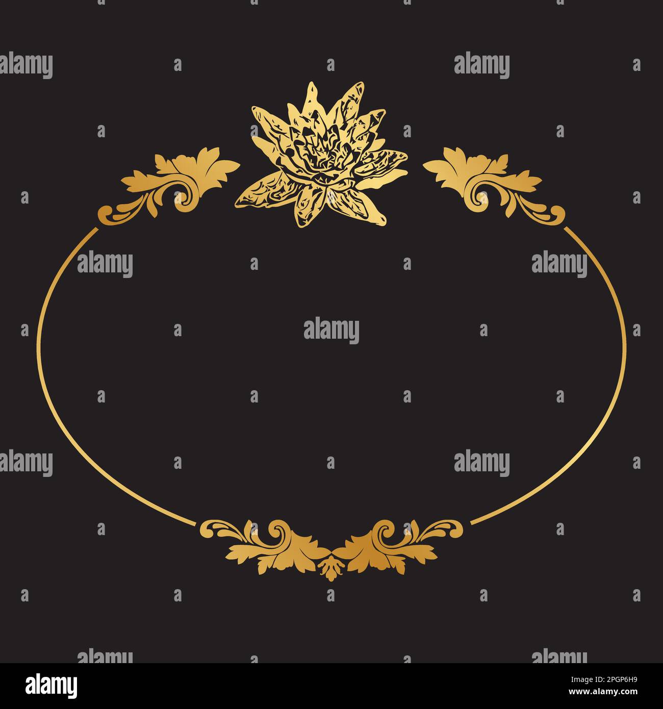 frame with flowers Stock Vector Image & Art - Alamy