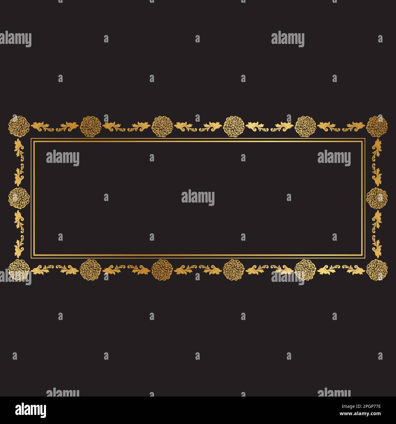 frame with flowers Stock Vector Image & Art - Alamy