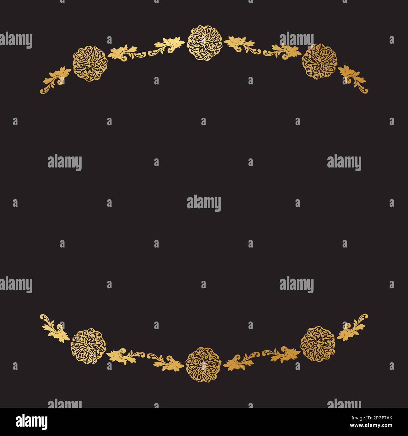 frame with flowers Stock Vector Image & Art - Alamy