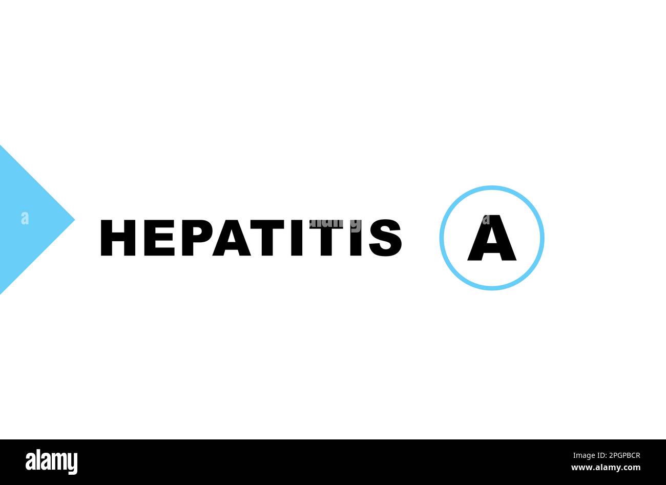 Text Hepatitis A on white background, illustration Stock Photo - Alamy
