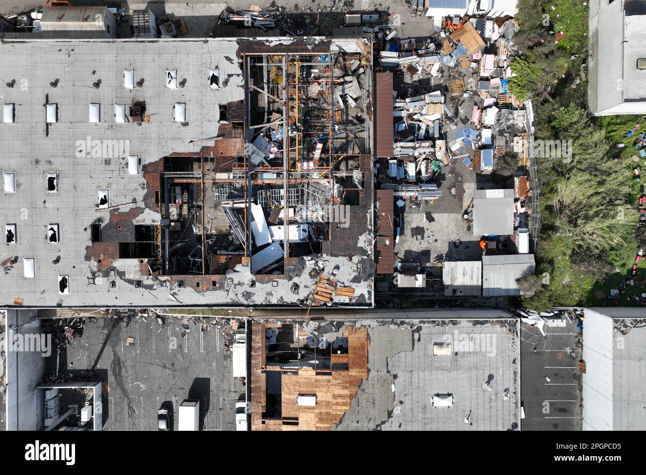 Tornado damage 2023 hi-res stock photography and images - Alamy