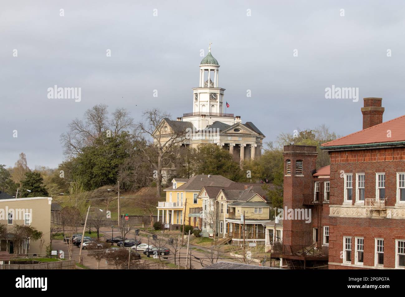Old Vicksburg Mississippi Courthouse Museum Stock Photo Alamy