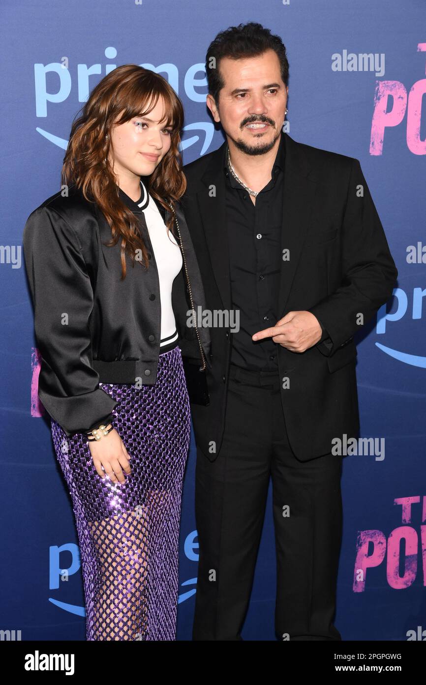 New York, USA. 23rd Mar, 2023. Allegra Leguizamo, and John Leguizamo attend 'The Power' Prime Video series premiere at the DGA Theater in New York, NY on March 23, 2023. (Photo by Efren Landaos/Sipa USA) Credit: Sipa USA/Alamy Live News Stock Photo