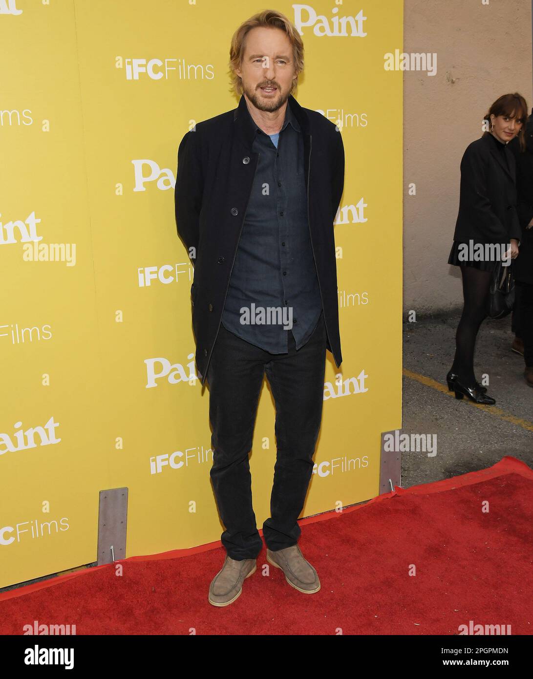 Los Angeles, USA. 23rd Mar, 2023. Owen Wilson arrives at the IFC Films' PAINT Los Angeles Premiere held at The Theatre at Ace Hotel in Los Angeles, CA on Thursday, ?March 23, 2023. (Photo By Sthanlee B. Mirador/Sipa USA) Credit: Sipa USA/Alamy Live News Stock Photo