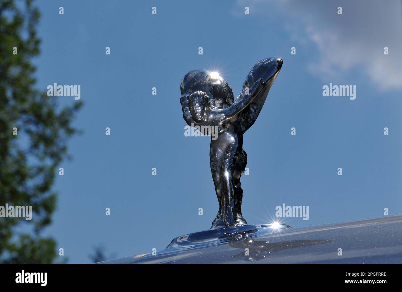 Rolls-Royce radiator figurine, Spirit of Ecstasy, Berlin, Germany Stock ...