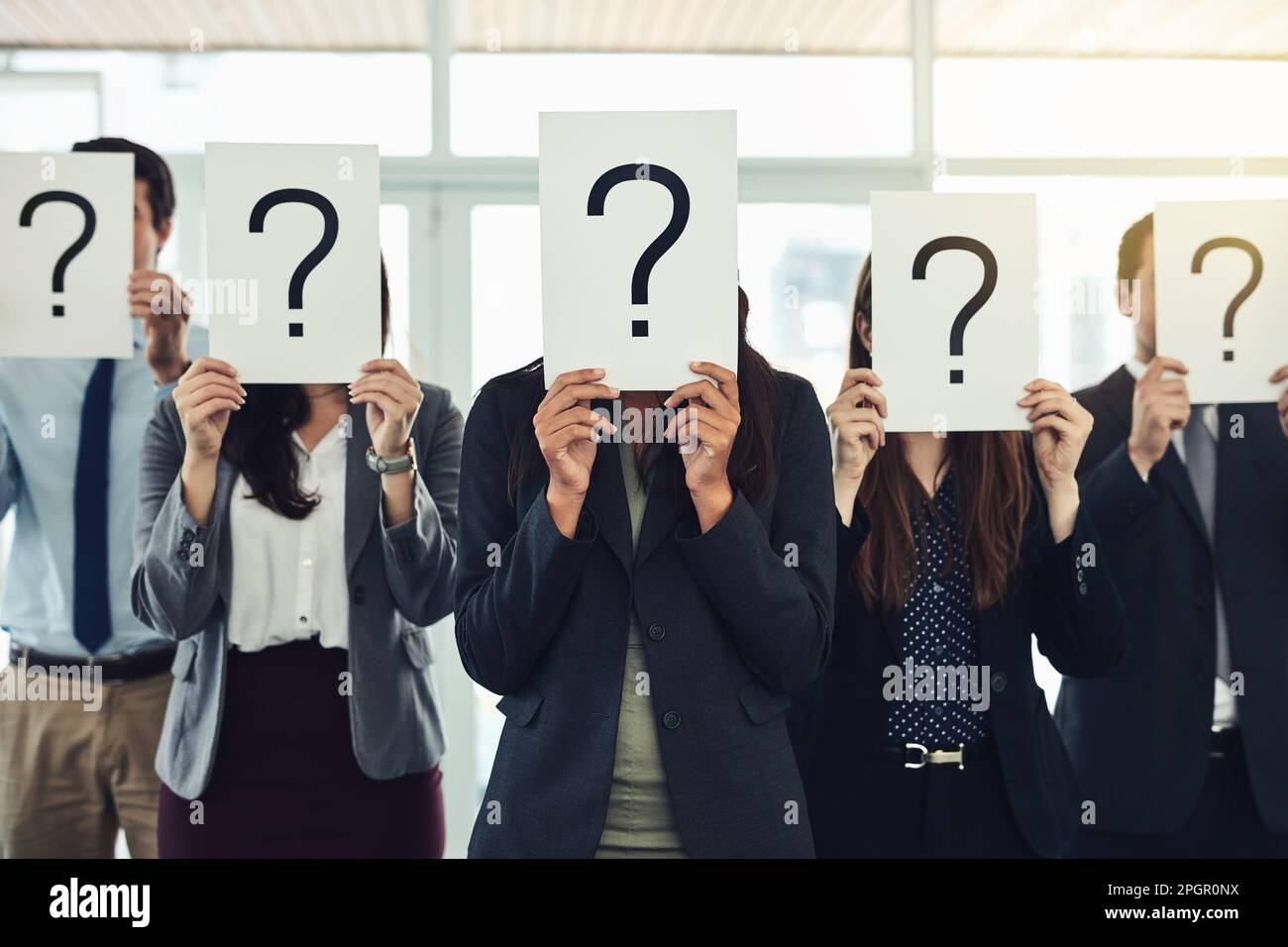 Time questions concept group hi-res stock photography and images - Alamy