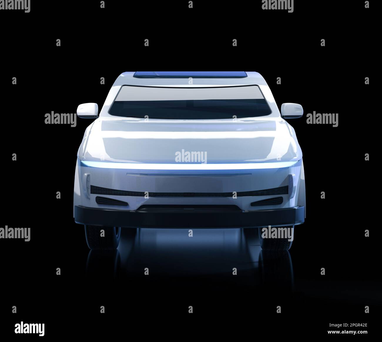 Futuristic car illustration black white hi-res stock photography and ...