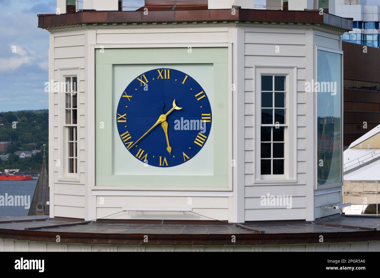 Western face of the Halifax Town Clock on Citadel Hill in Halifax, Nova