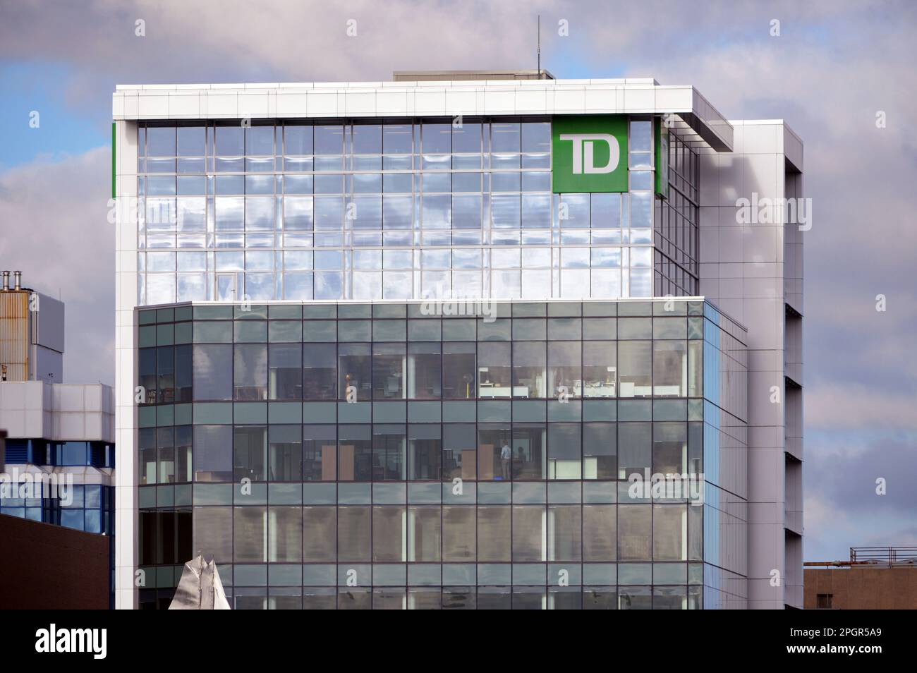 Top of the TD Centre, an office tower in Halifax, Nova Scotia, Canada