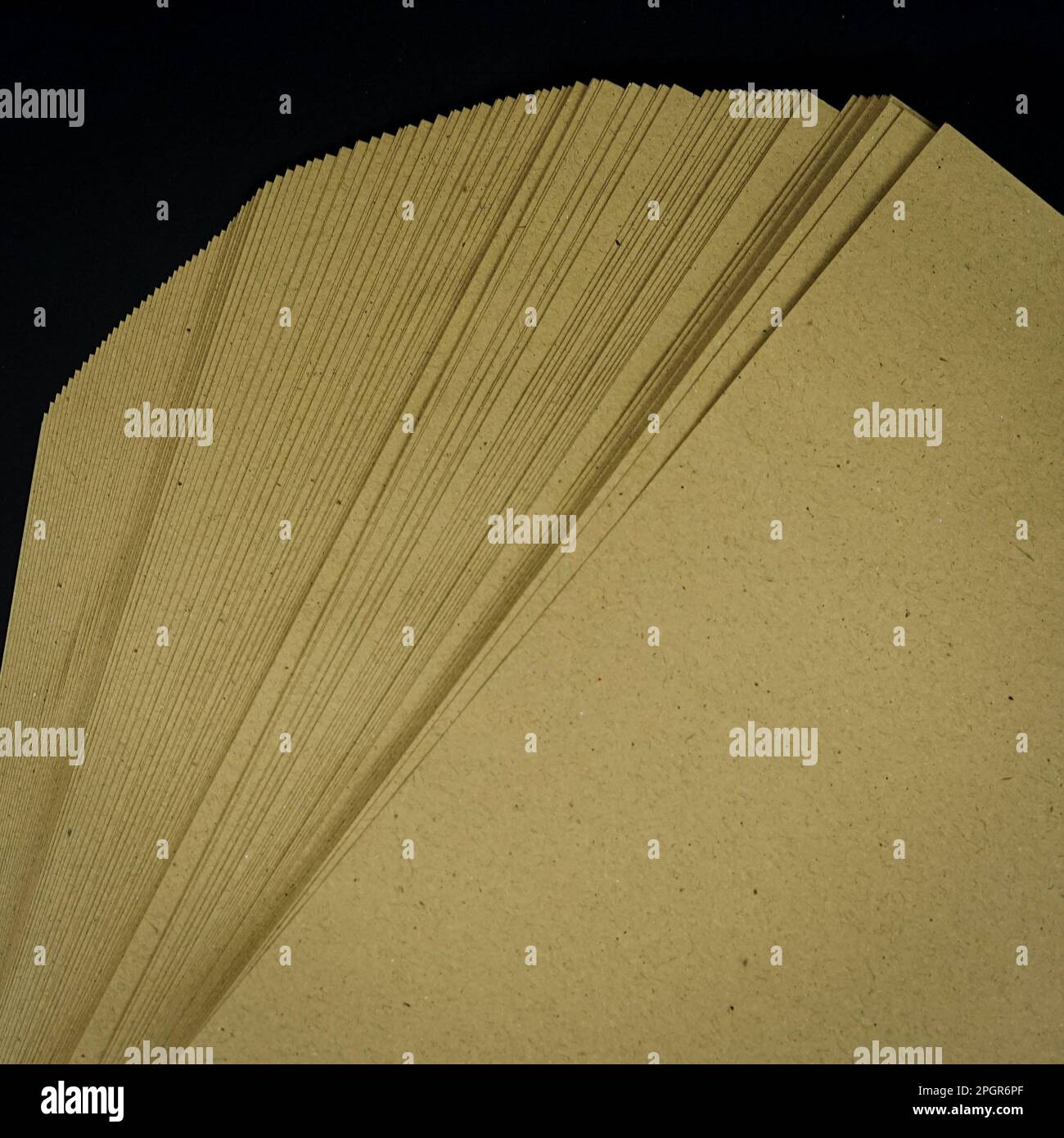 Brown Colored Paper. Photo of a stack colored paper Stock Photo Alamy