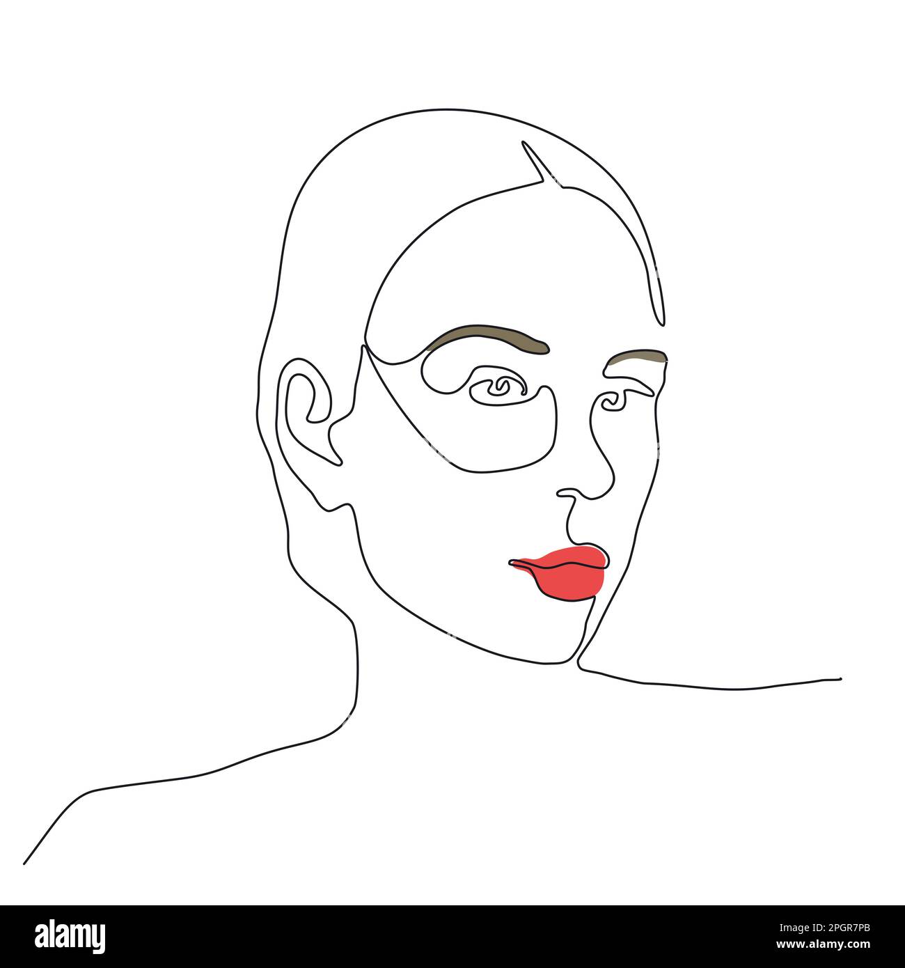 https://c8.alamy.com/comp/2PGR7PB/woman-line-art-minimalist-logo-continuous-drawing-in-one-line-abstract-line-sketch-of-female-face-linear-design-faces-black-white-vector-illustrat-2PGR7PB.jpg