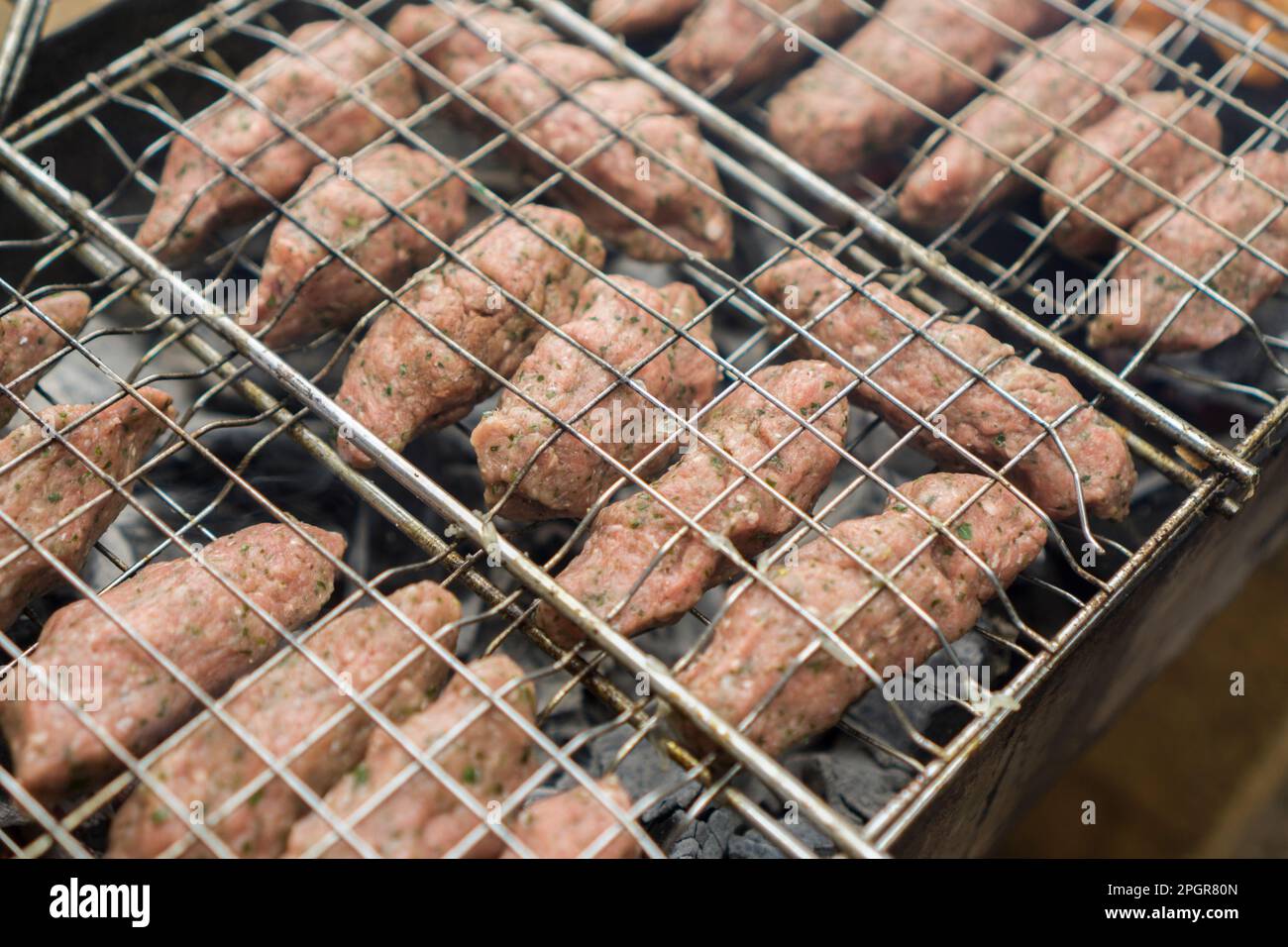 Traditional Lebanese food kafta Stock Photo