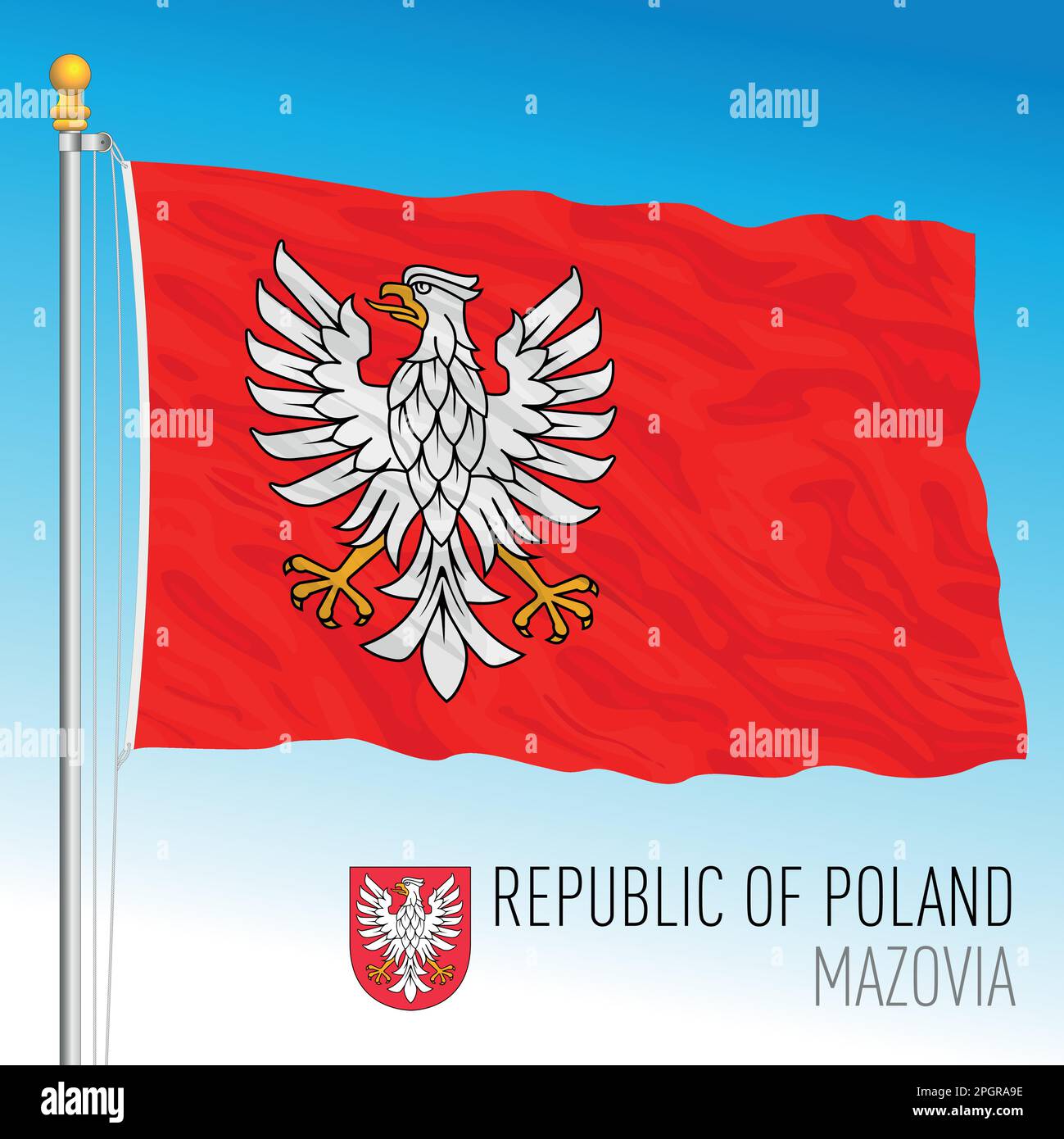 Poland Flag Beach Towel - 30x60 Inches, Soft Absorbent, Polish Coat Of Arms Design, For Pool, Beach, Travel - View #7
