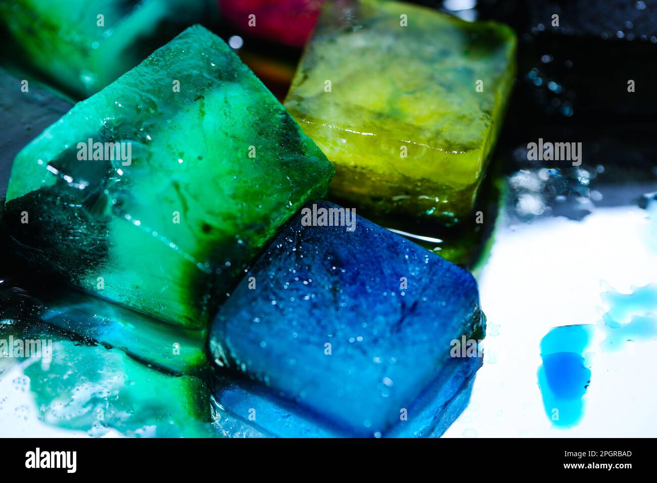 physallis on a mirrow Stock Photo