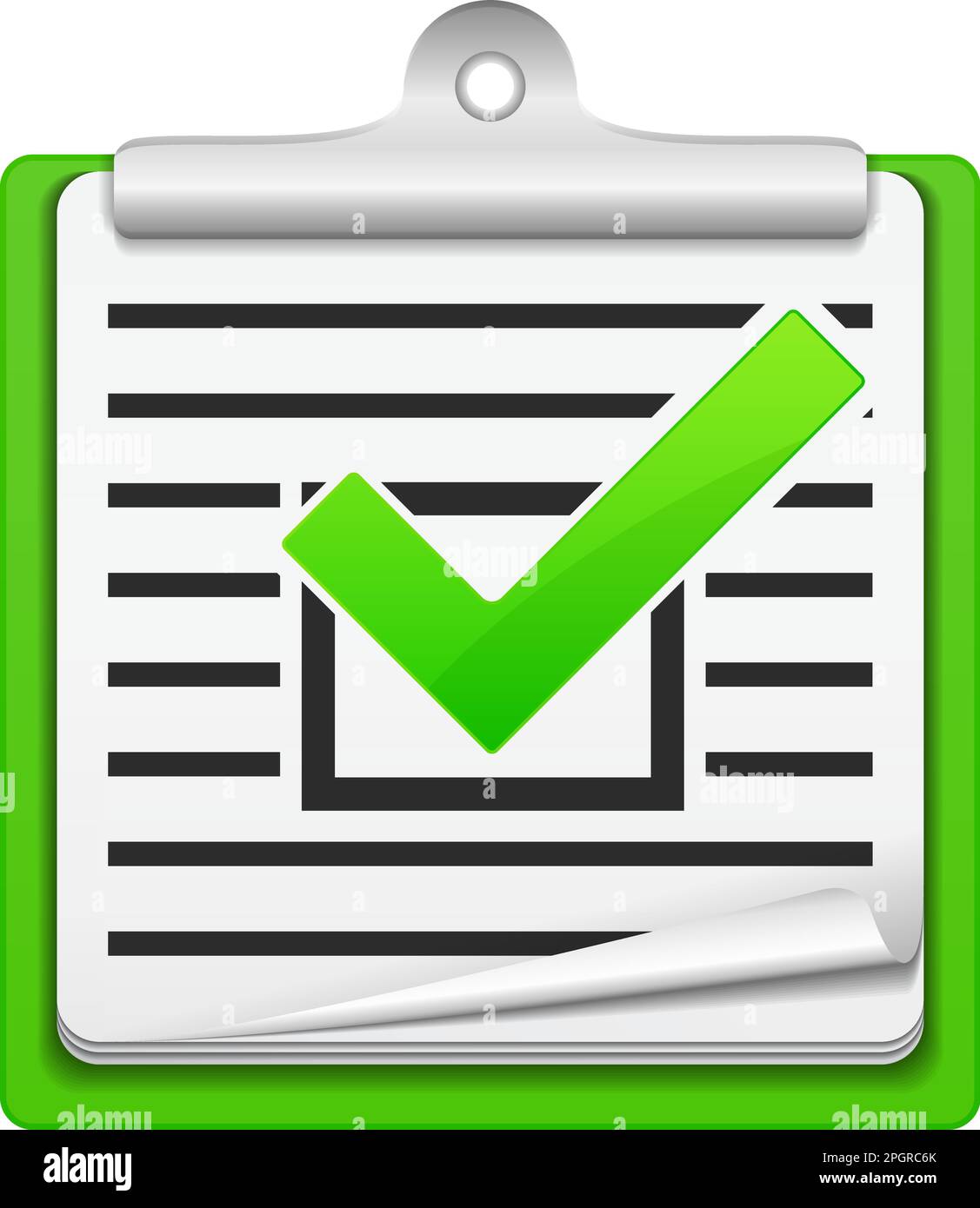 Check list icon, vector eps10 illustration Stock Vector