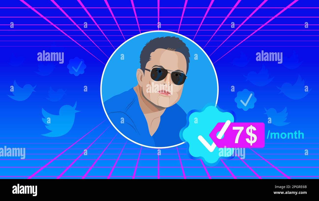 Twitter blue tick Stock Vector Images - Alamy