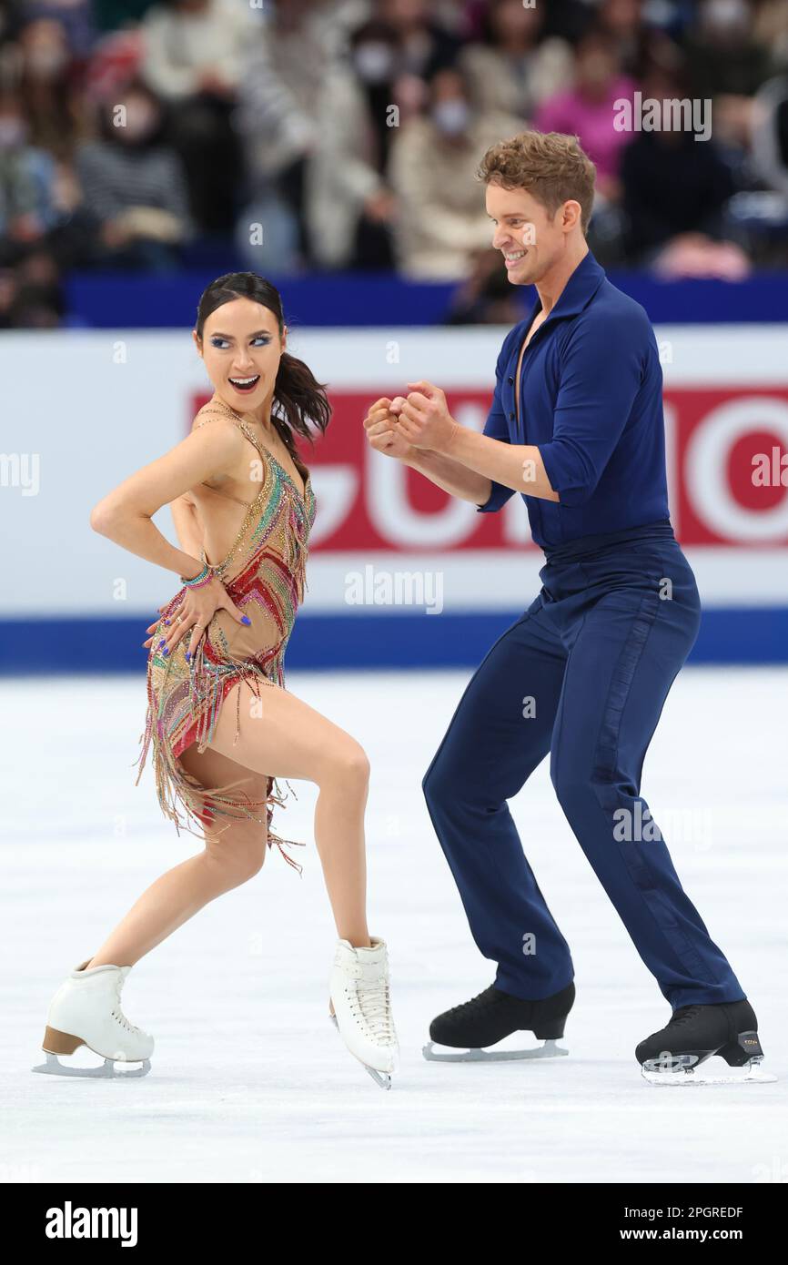 Saitama, Japan. 24th Mar, 2023. Madison Chock & Evan Bates (USA) Figure