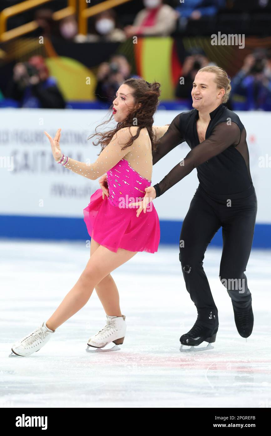 Saitama, Japan. 24th Mar, 2023. Olivia Josephine Shilling & Leo Baeten