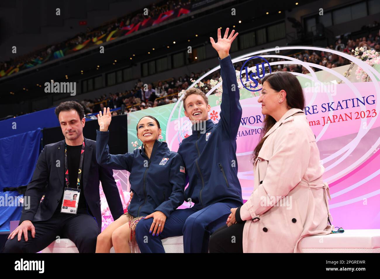 Saitama, Japan. 24th Mar, 2023. Madison Chock & Evan Bates (USA) Figure