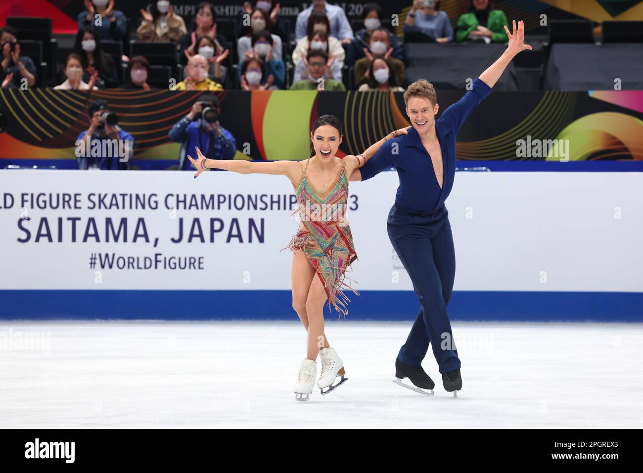 Saitama, Japan. 24th Mar, 2023. Madison Chock & Evan Bates (USA) Figure