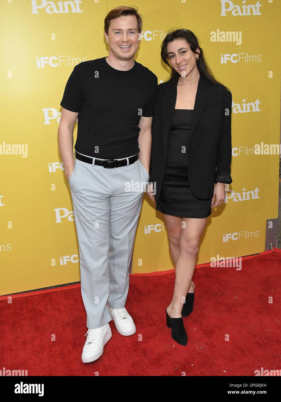 Los Angeles, USA. 23rd Mar, 2023. (LR) Casey Hanley and Natalie Rousseau arrives at the IFC