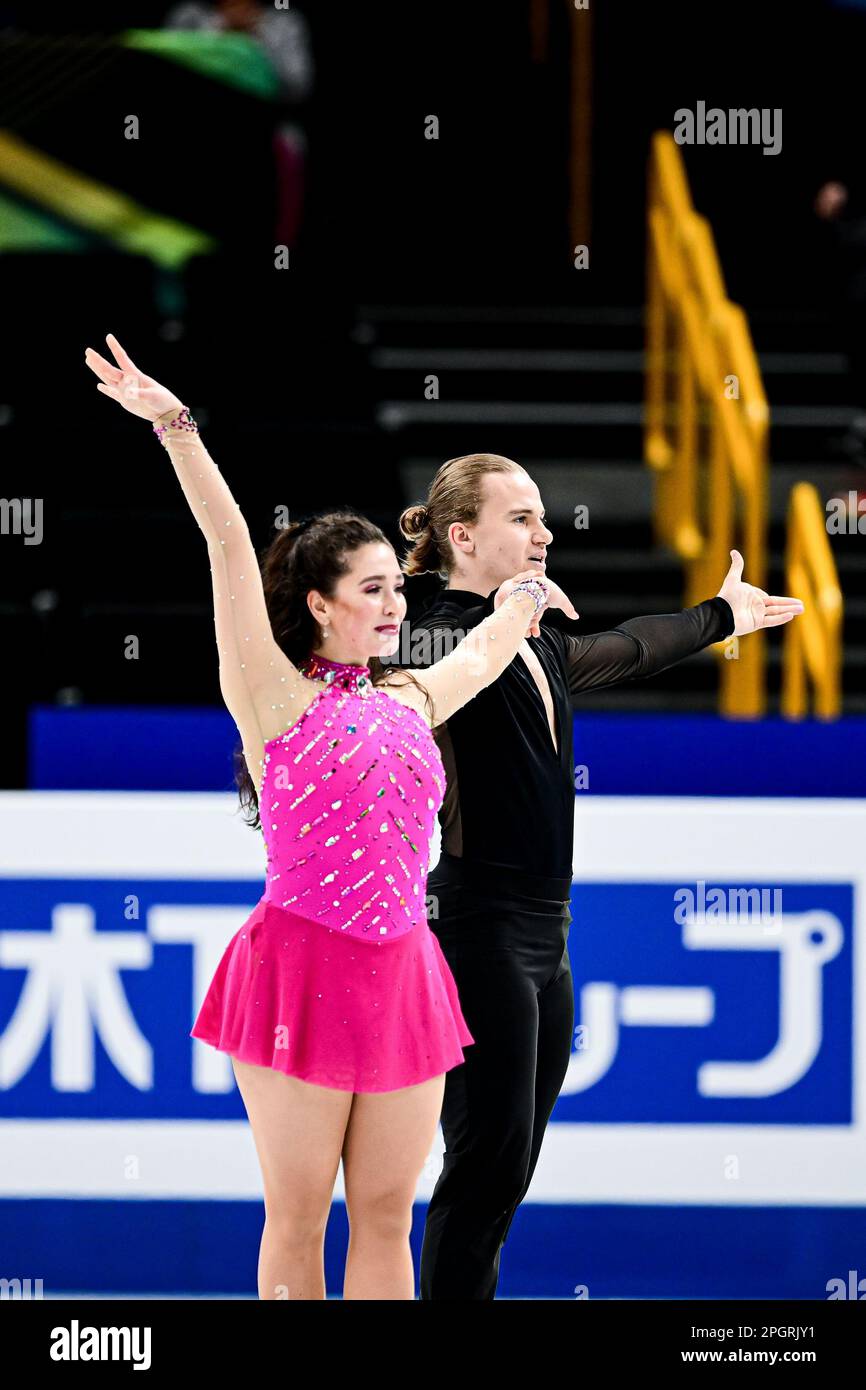 Olivia Josephine SHILLING & Leo BAETEN (BEL), during Ice Dance Rhythm