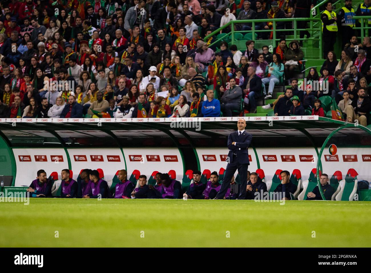 Lisbon, Portugal. 23rd Mar, 2023. Coach of the Portuguese team, Roberto