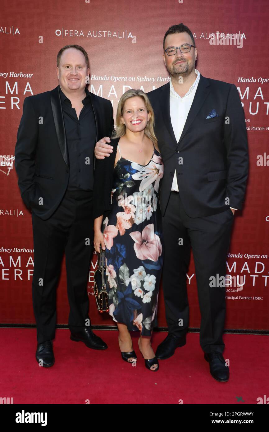 Sydney, Australia. 24th March 2023. Daniel Beers, Daisy Turnbull and