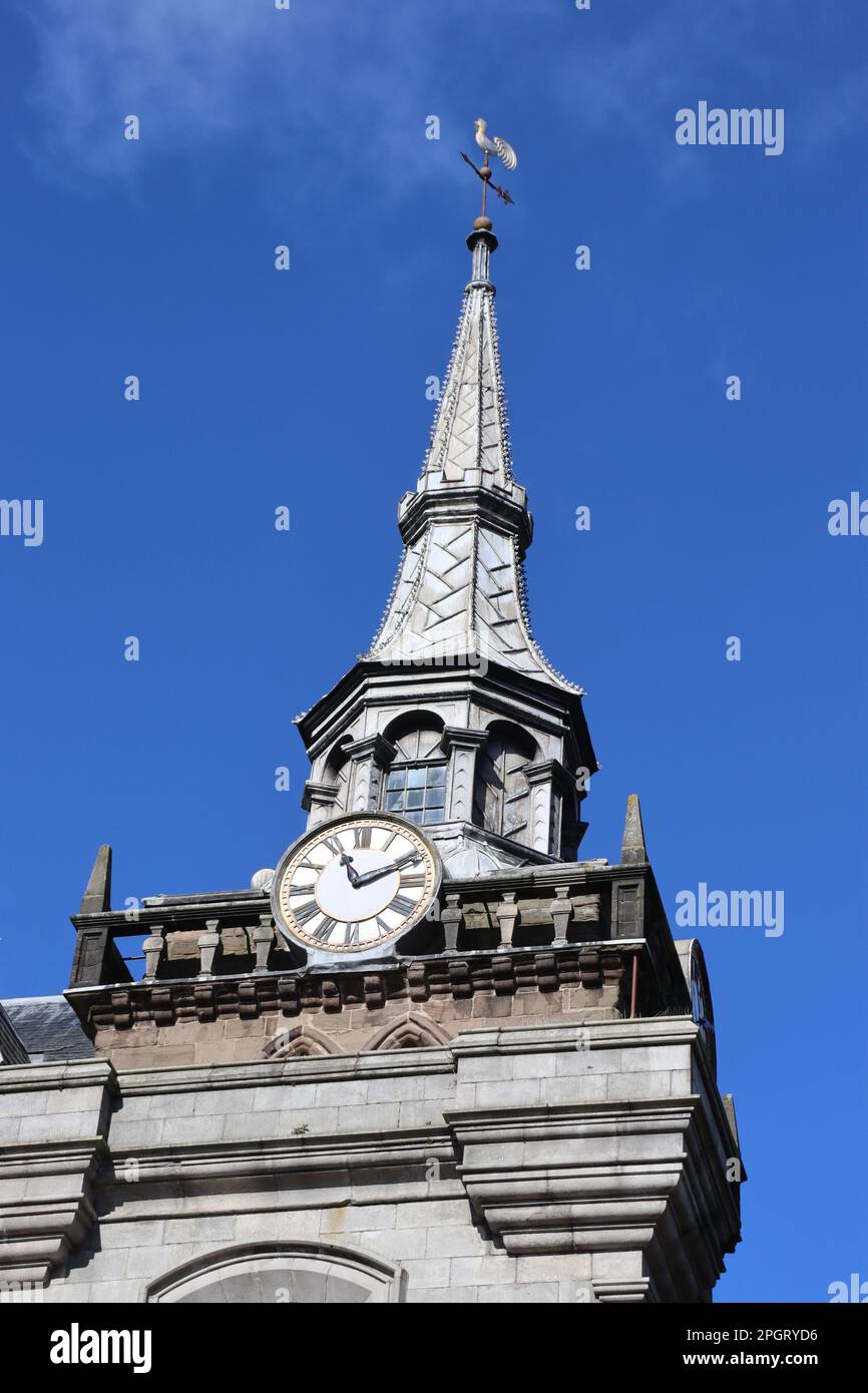 Towers, turrets and spires in Aberdeen Stock Photo Alamy