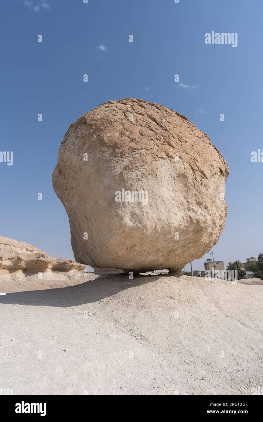 Floating rock in Al Hasa, Al Hofuf Saudi Arabia Stock Photo