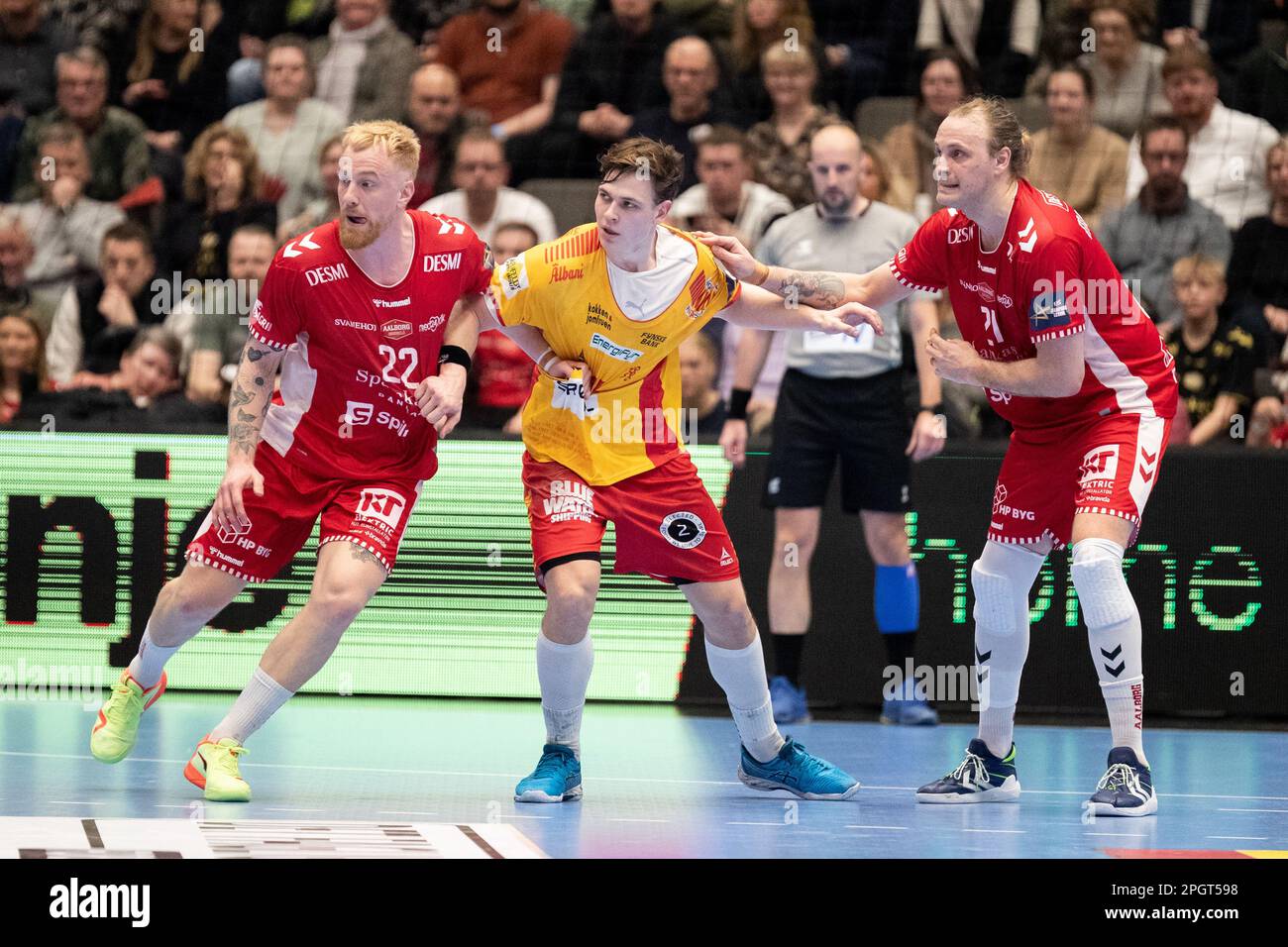 Denmark. 23rd Mar, 2023. Lukas (14) of GOG seen in